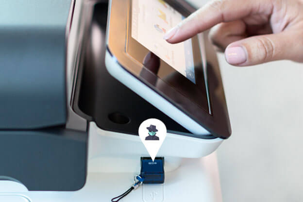 HP PageWide : Sicherheit vor Hackerangriffen.